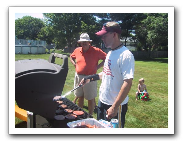 Tom Cooks a Mean Burg